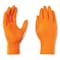 Gloveworks By Ammex Disposable Gloves, Heavy Duty, Nitrile, 8 mil, Powder-Free, XL, 1000 PK, Orange GWON48100 - alternate 5